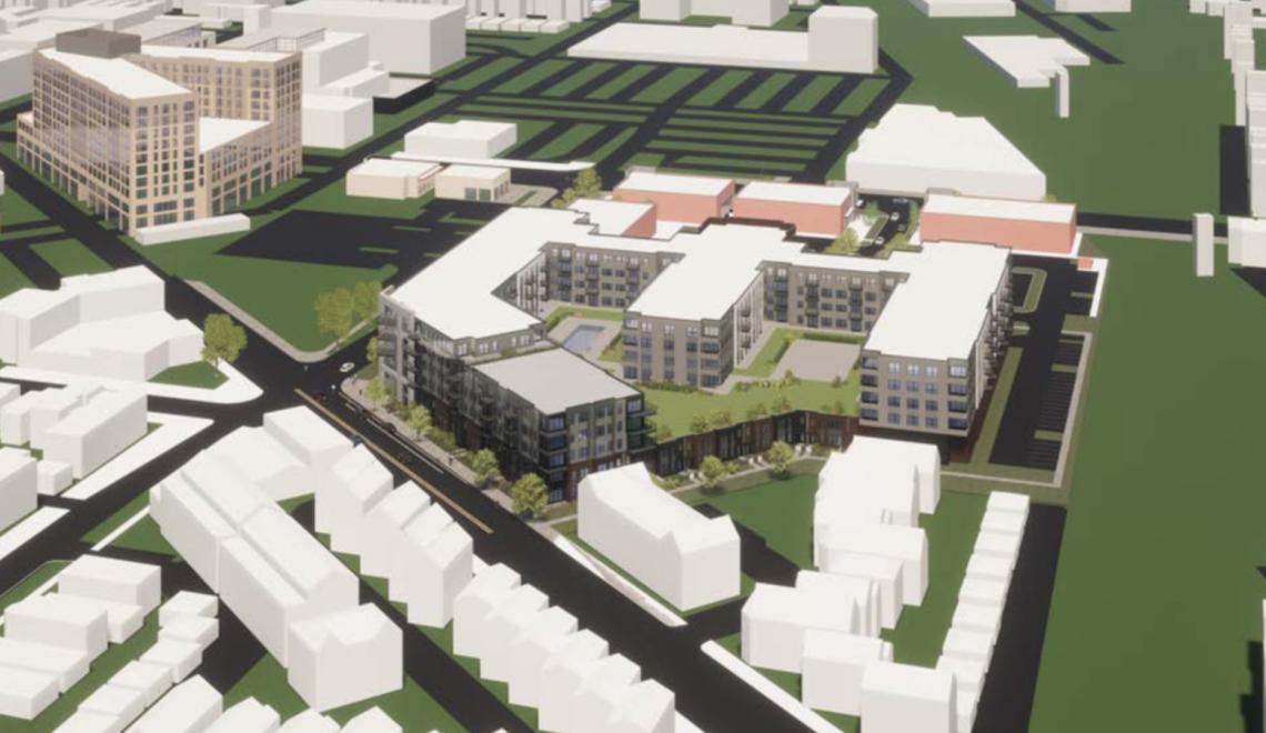 Renderings emerge for mixed-use development at 3955 N